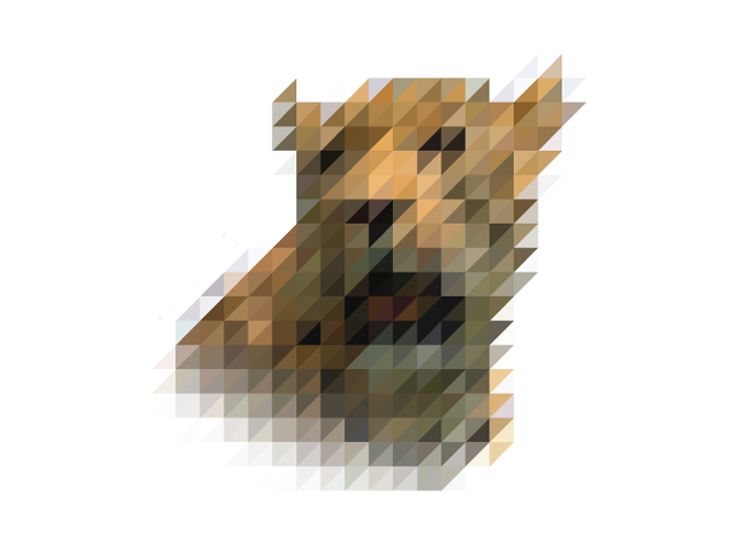 Sliced Pixel Leopard Victor van Gaasbeek