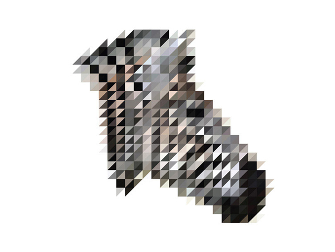 Sliced Pixel Zebra Victor van Gaasbeek