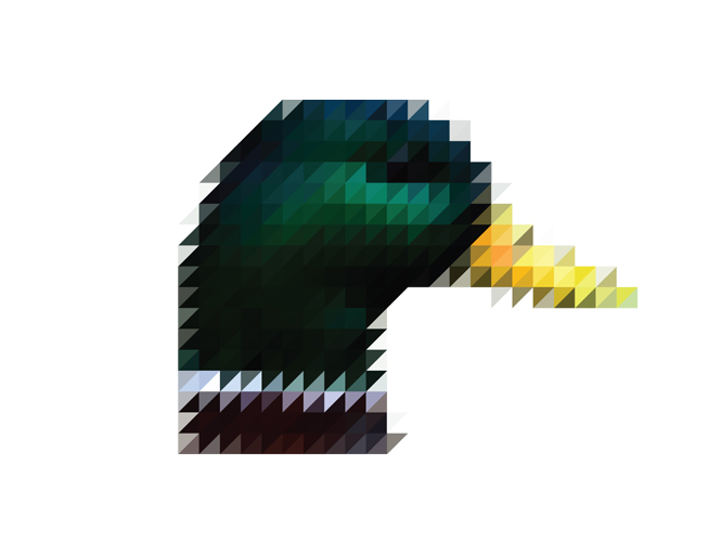 Sliced Pixel Duck Victor van Gaasbeek