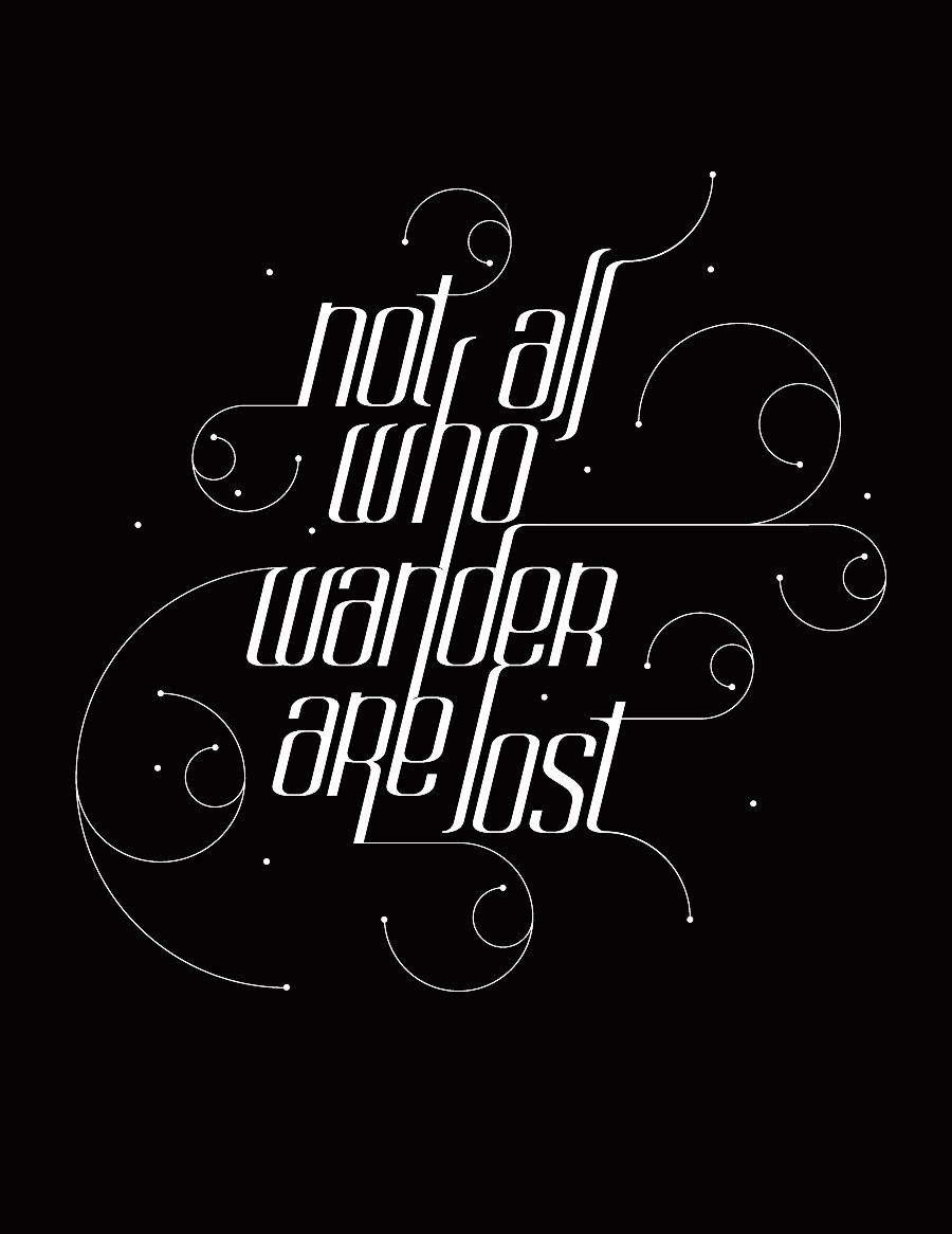 not all who wander are lost 